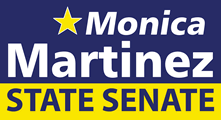 Monica Martinez for State Senate logo